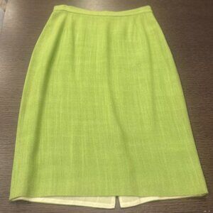 PRADA Skirt - Mid-length - Vibrant Green - Size 42